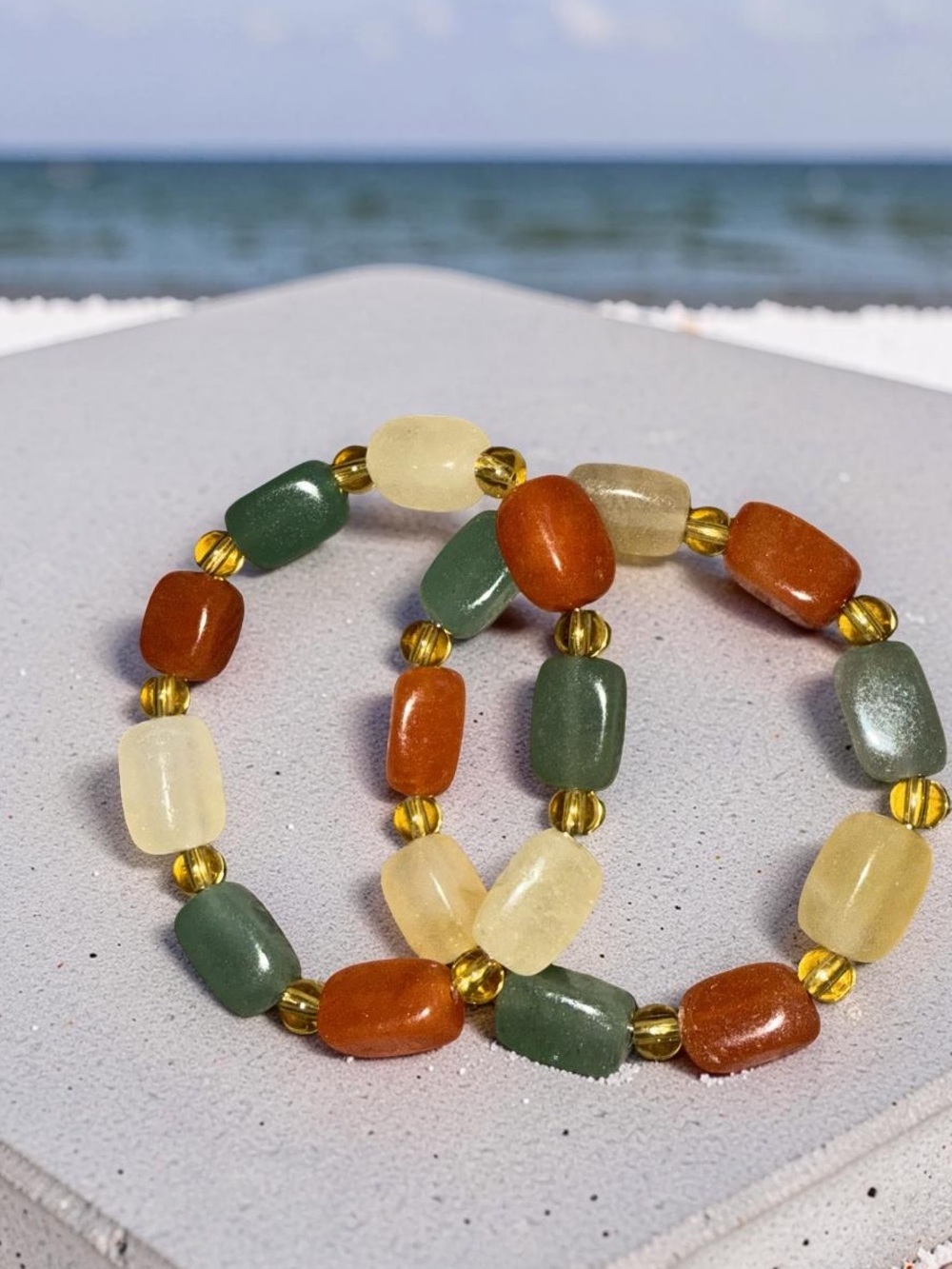 Multi colored Jade Bracelet